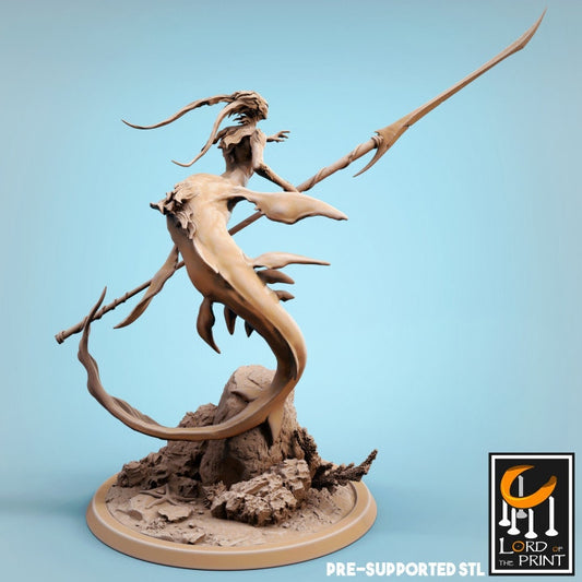 Mermaid / Siren - Swimming (Sculpted by Lord of the Print)