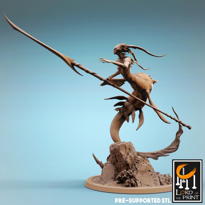 Mermaid / Siren - Swimming (Sculpted by Lord of the Print)