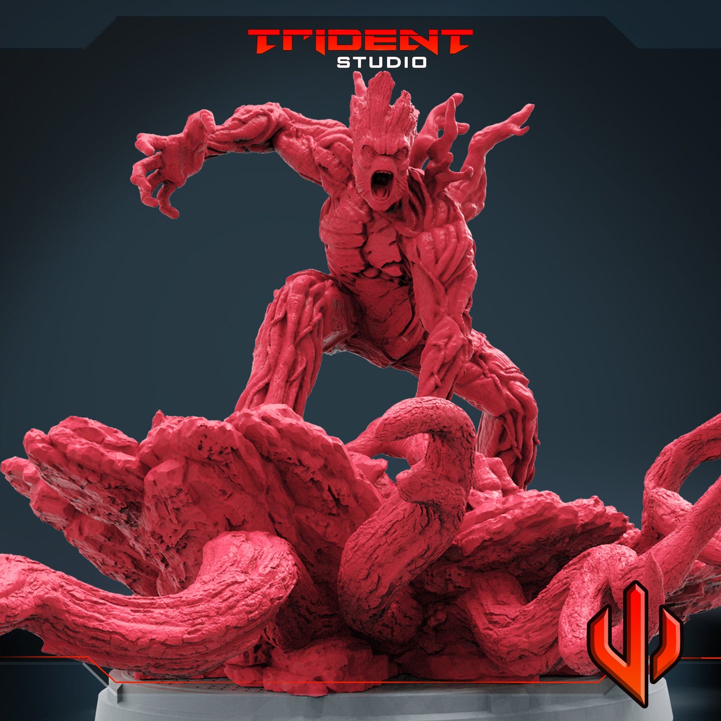 Groot (Fan art sculpted by Trident Studio) (Crisis Protocol Proxy/Alternative)