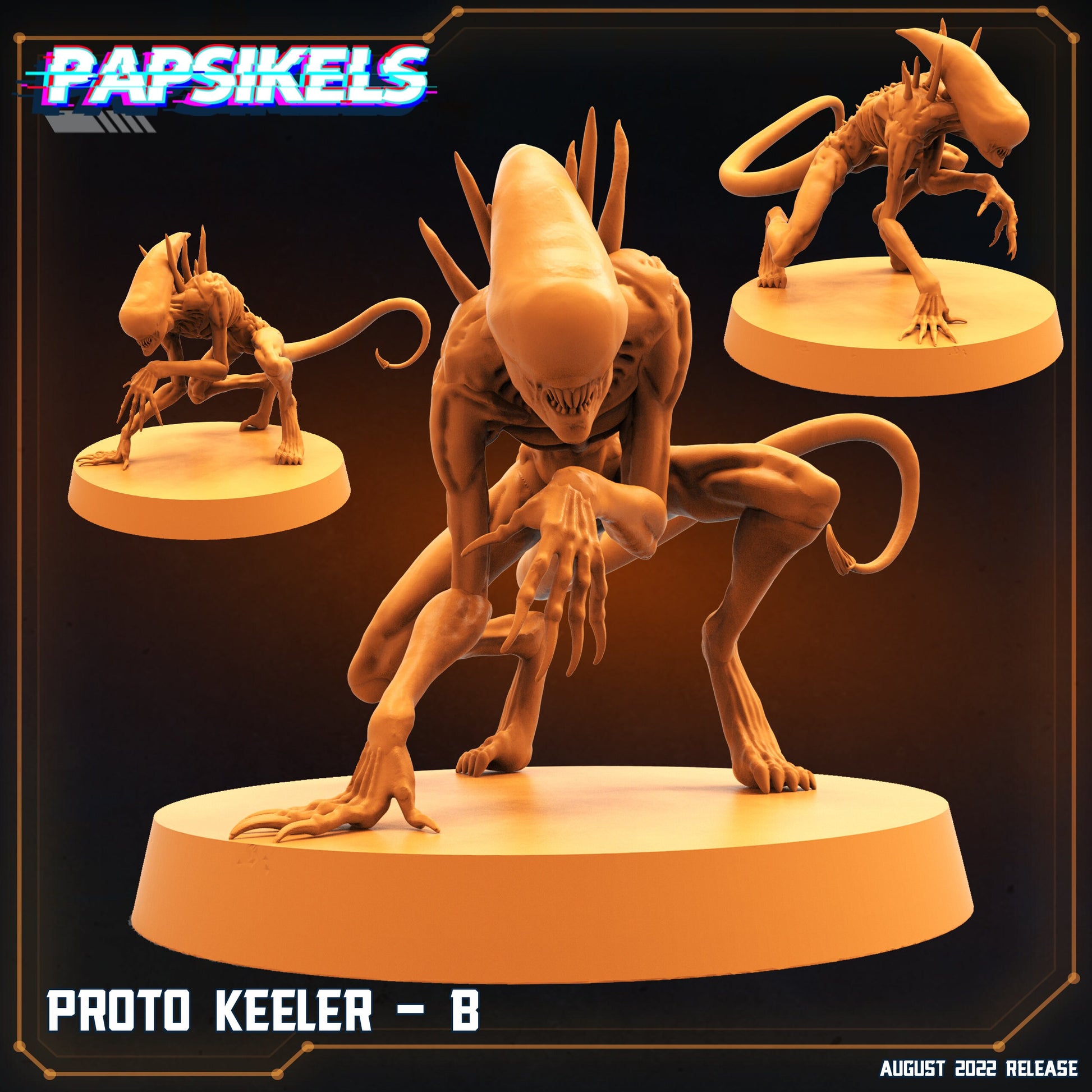 Proto Keeler B (1) Xenomorph Fan Art (sculpted by Papsikels)