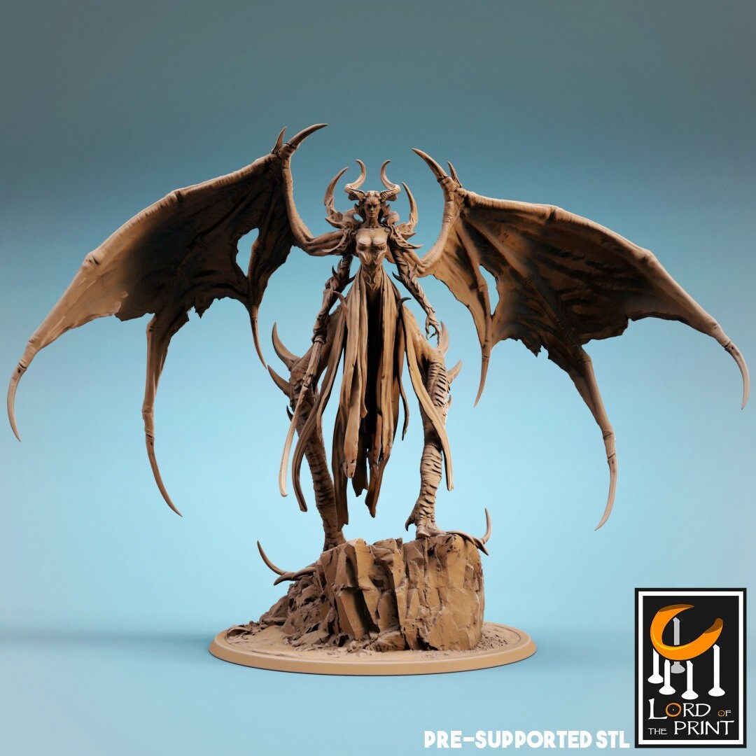 Demon Queen (Sculpted by Lord of the Print)