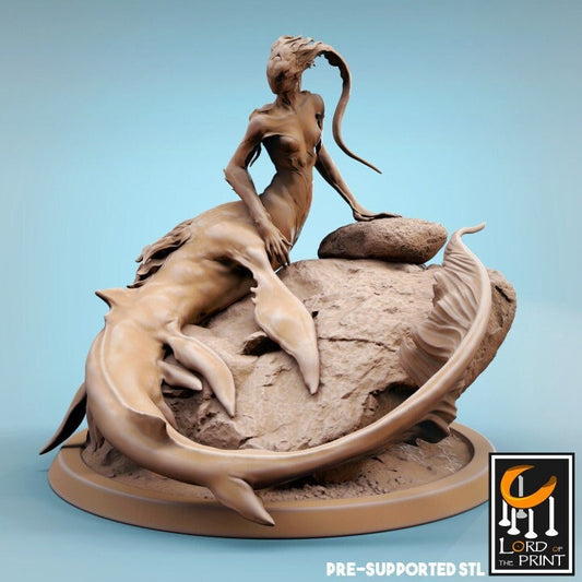 Mermaid / Siren (Sculpted by Lord of the Print)