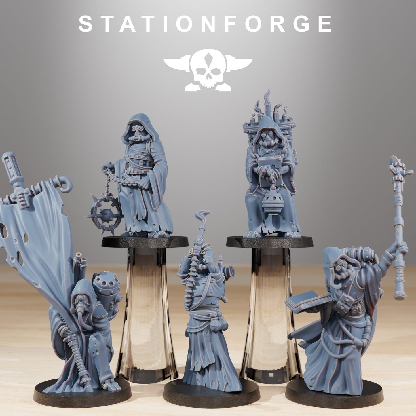 Scavenger Cultists (5) (sculpted by Stationforge)