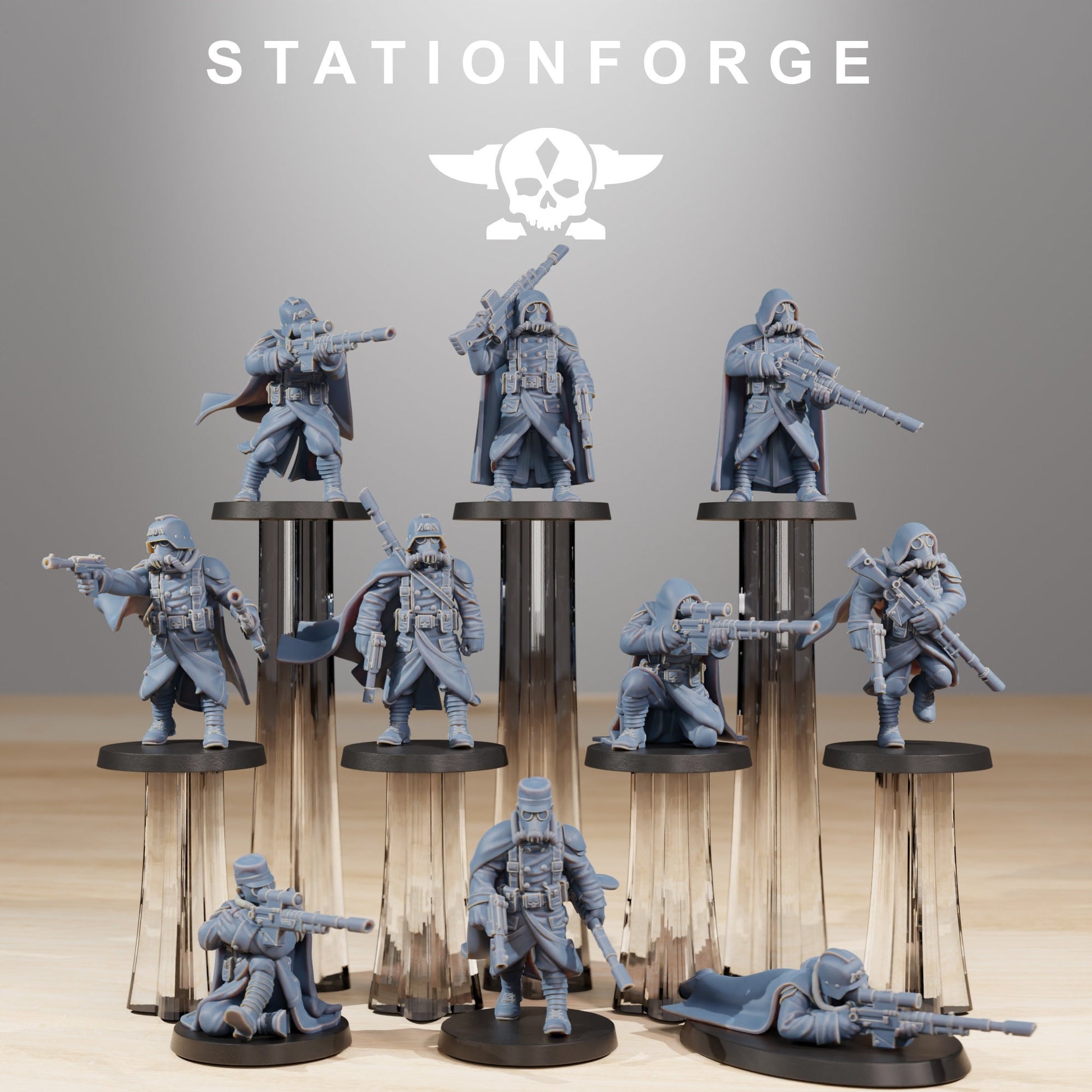 Grim Marksmen - set of 10 (sculpted by Stationforge)