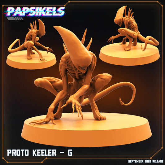 Proto Keeler G (1) Xenomorph Fan Art (sculpted by Papsikels)