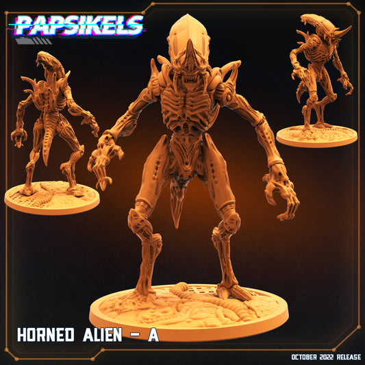 Horned Alien (A) Xenomorph Fan Art (sculpted by Papsikels)