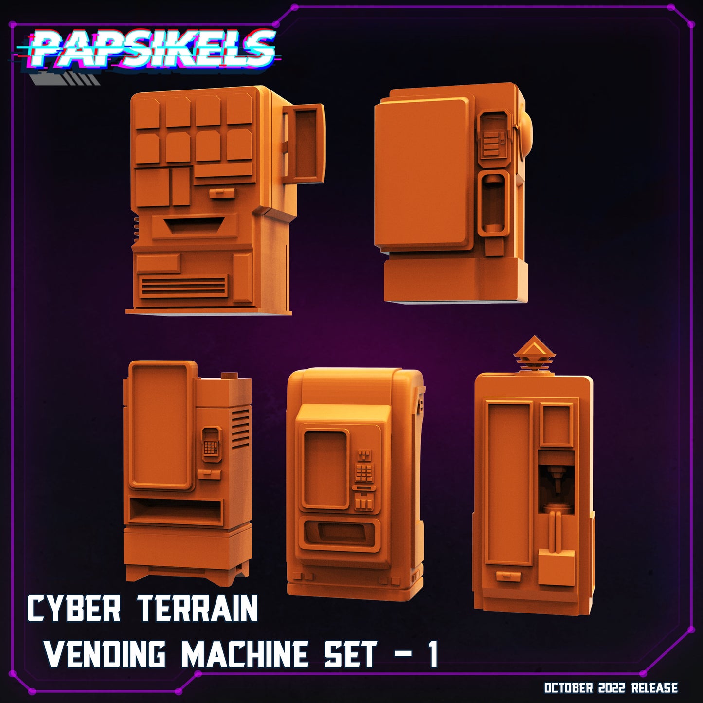 Cyber Terrain Vending Machine Set (sculpted by Papsikels)