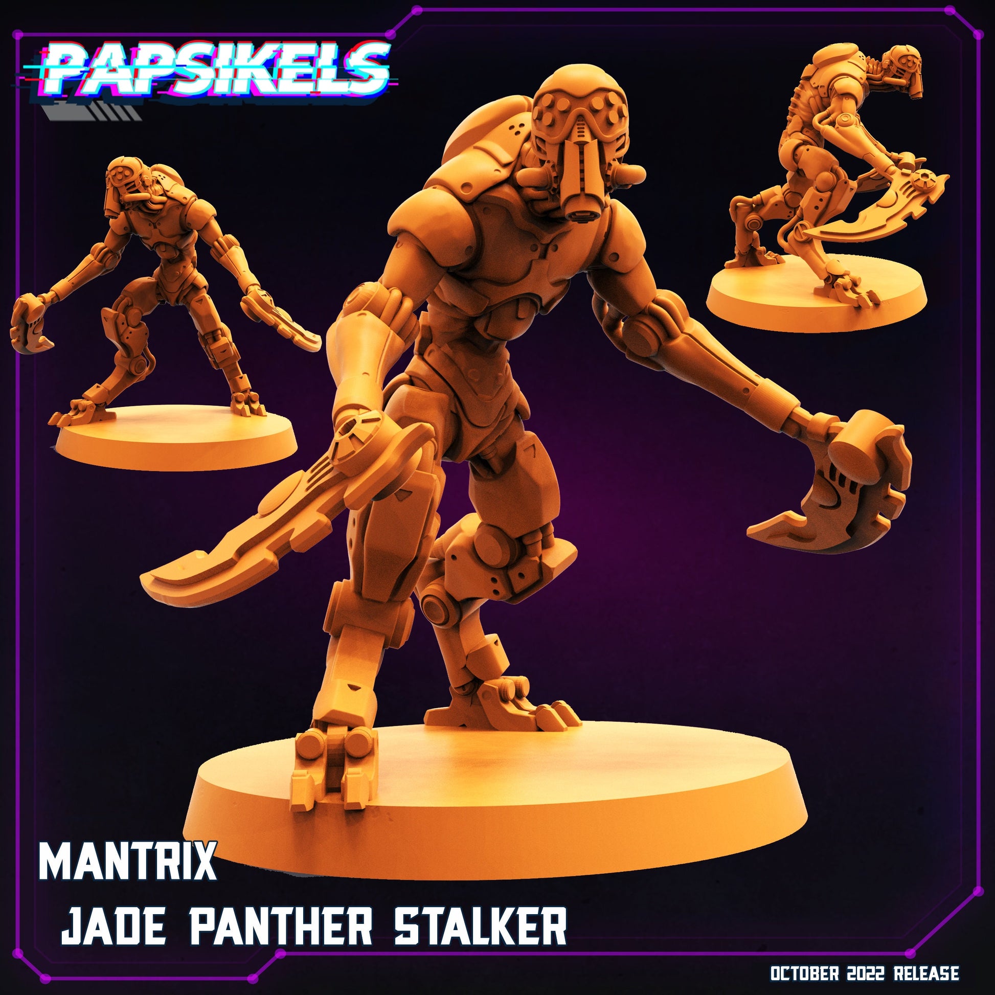 Mantrix - Jade Panther Stalker (sculpted by Papsikels)