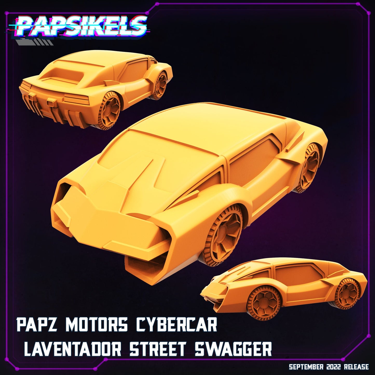 Cyber Terrain Laventador Street Swagger Cybercar (sculpted by Papsikels)