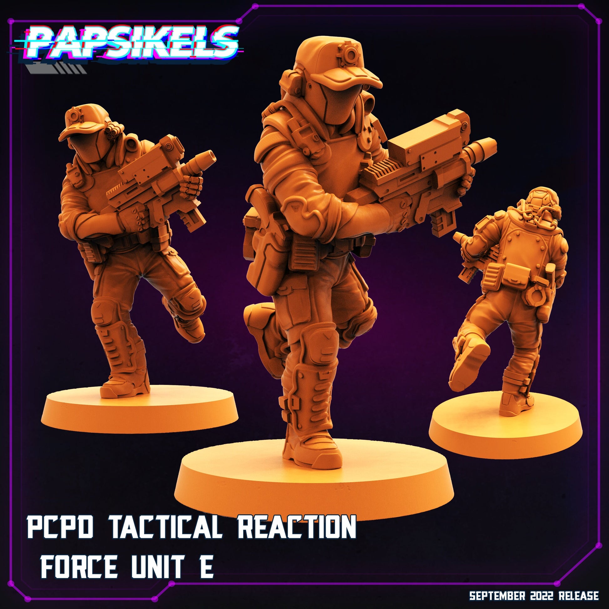 PCPD Tactical Reaction Force Unit  (sculpted by Papsikels)