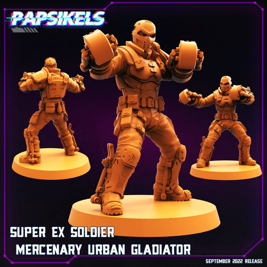 Super Ex Soldier Mercenary Urban Gladiator (sculpted by Papsikels)