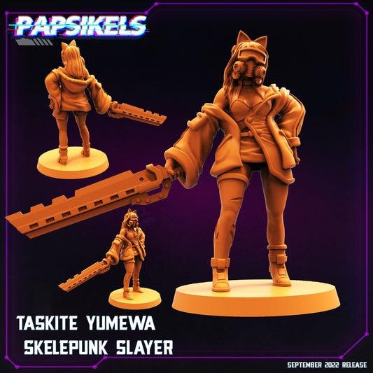 Taskite Yumewa Skelepunk Slayer (sculpted by Papsikels)