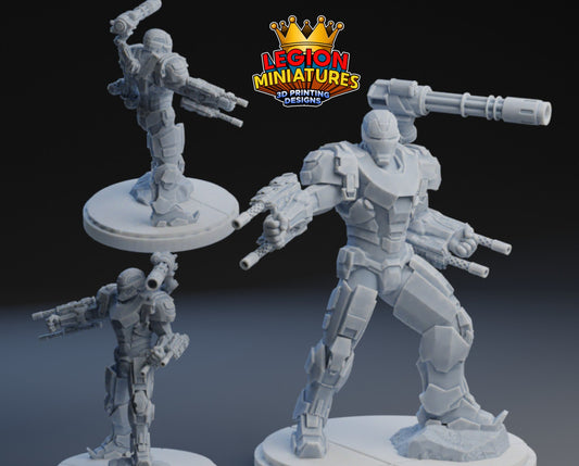 Warmachine Fan Art 40mm Miniature (Sculpted by Legion Miniatures)  (Crisis Protocol Proxy/Alternative)