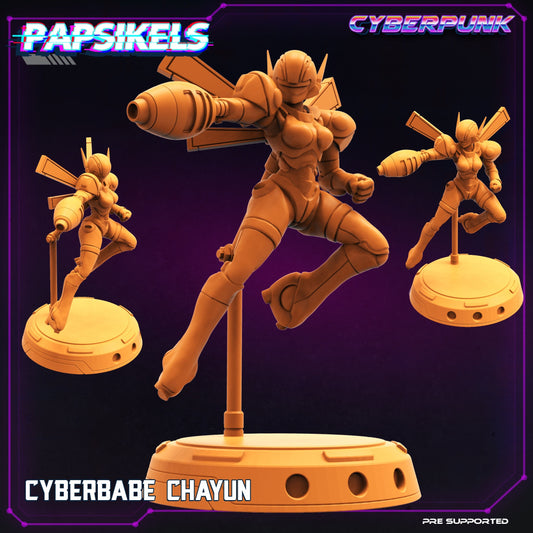 Cyberbabe Chayun (sculpted by Papsikels)