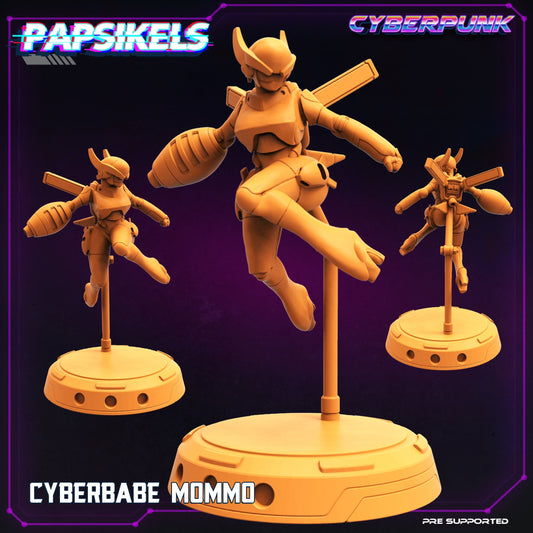 Cyberbabe Mommo (sculpted by Papsikels)