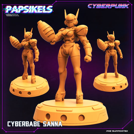 Cyberbabe Sanna (sculpted by Papsikels)