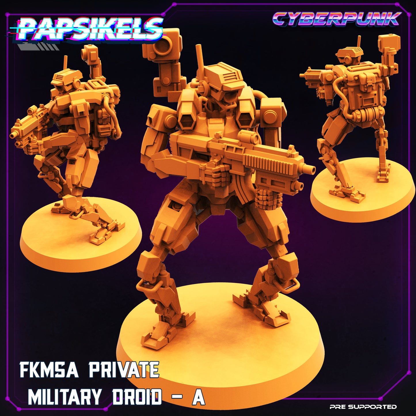 FKMSA Private Military Droid Squad (Sculpted by Papsikels)