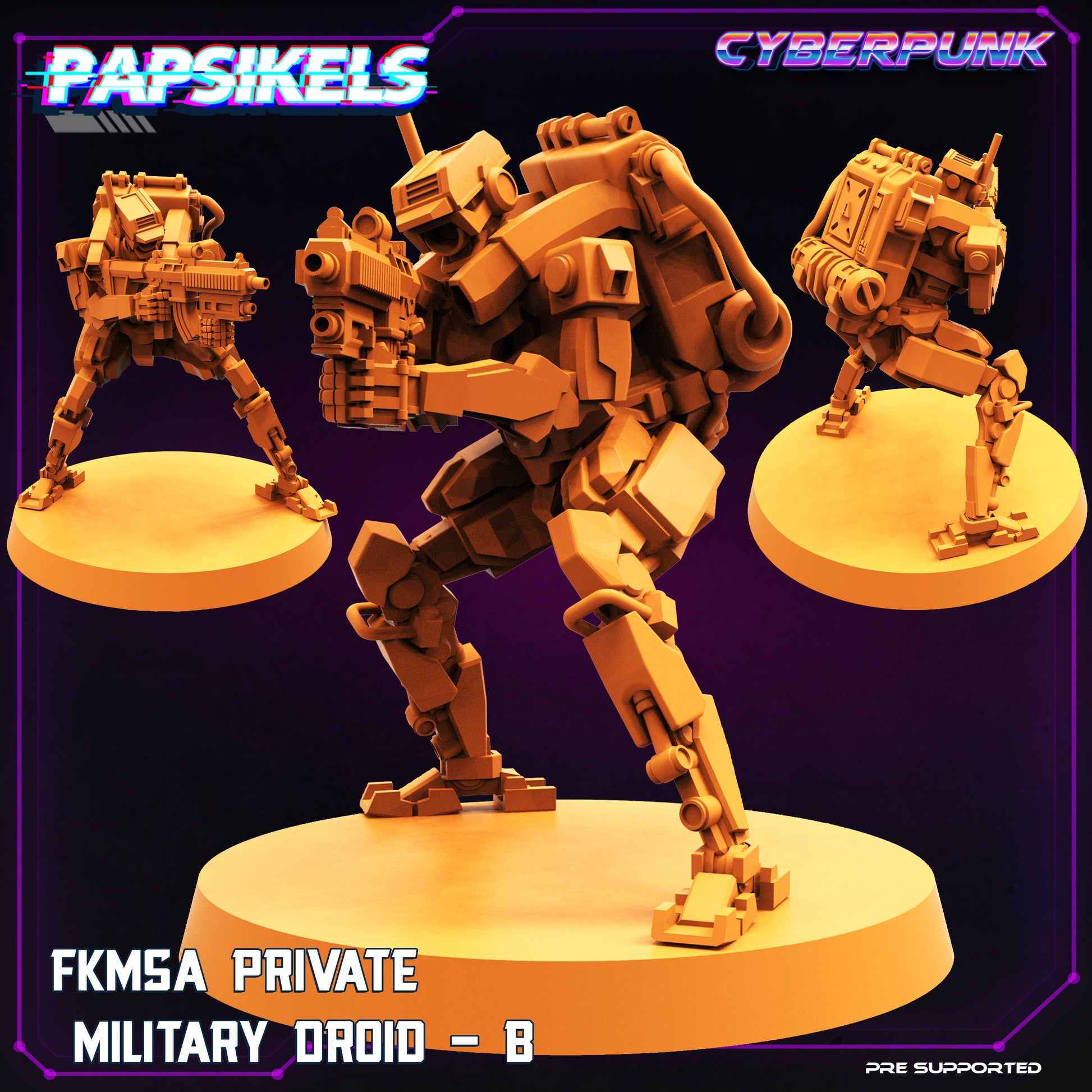 FKMSA Private Military Droid Squad (Sculpted by Papsikels)