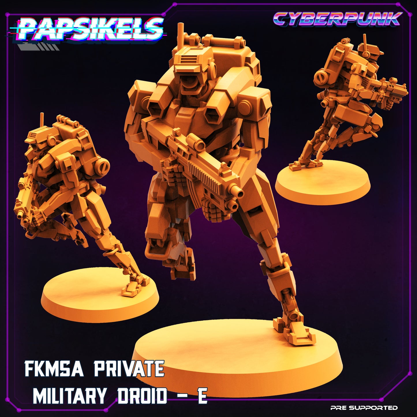 FKMSA Private Military Droid Squad (Sculpted by Papsikels)