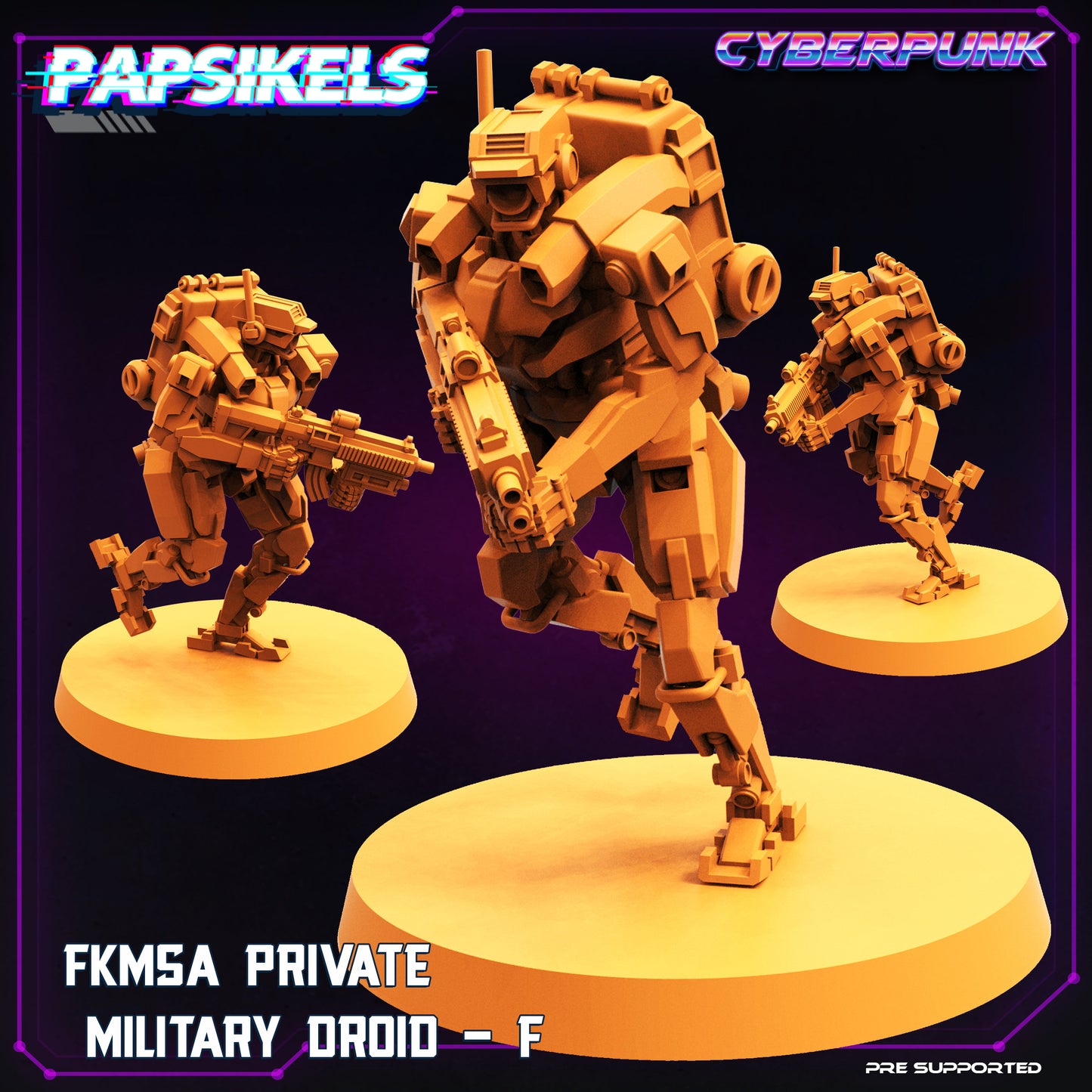 FKMSA Private Military Droid Squad (Sculpted by Papsikels)