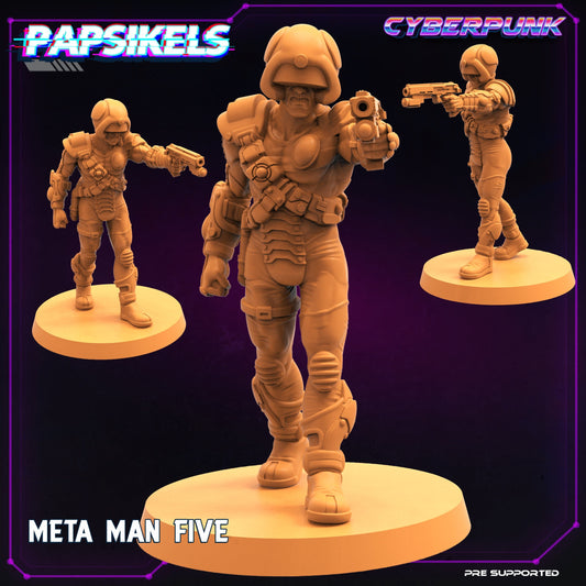 Meta Man Five (sculpted by Papsikels)