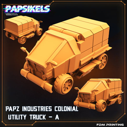 Papz Industries Colonial Utility Truck (1) (sculpted by Papsikels)