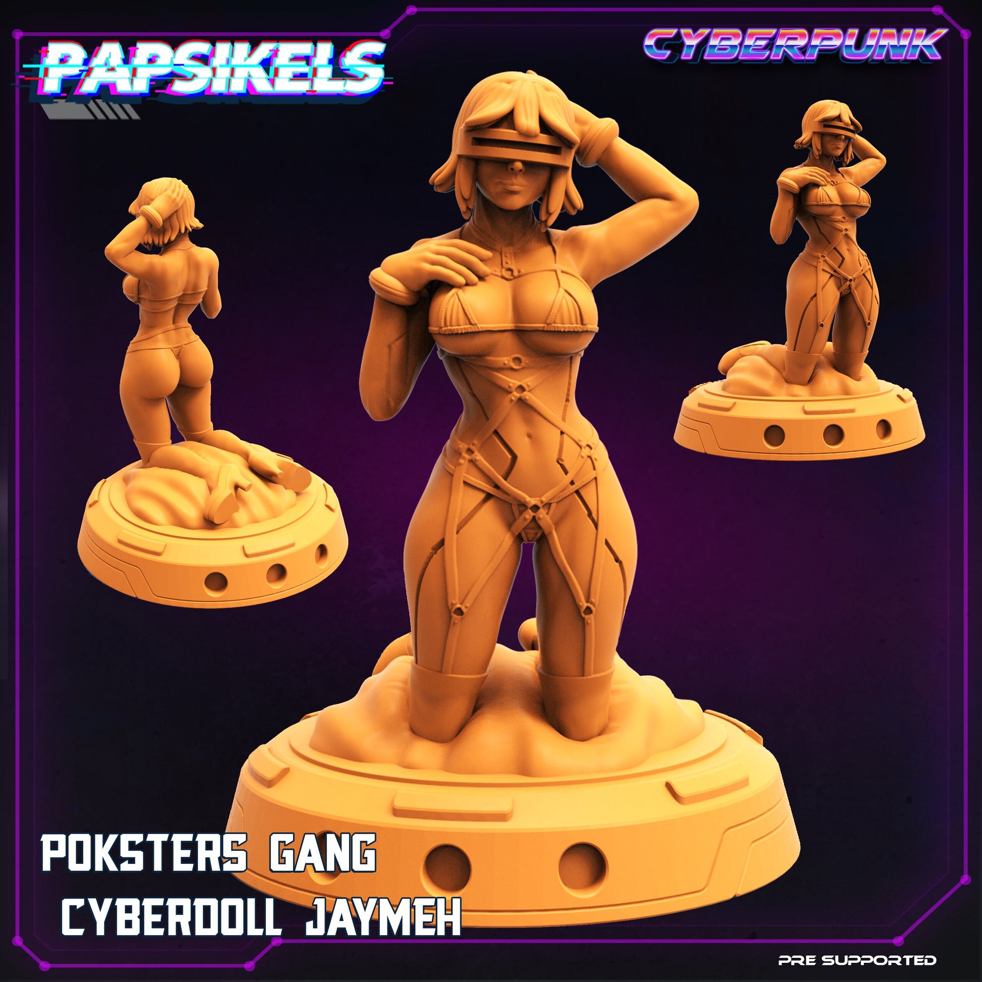 Poksters Gang Cyberdoll Jaymeh (sculpted by Papsikels)