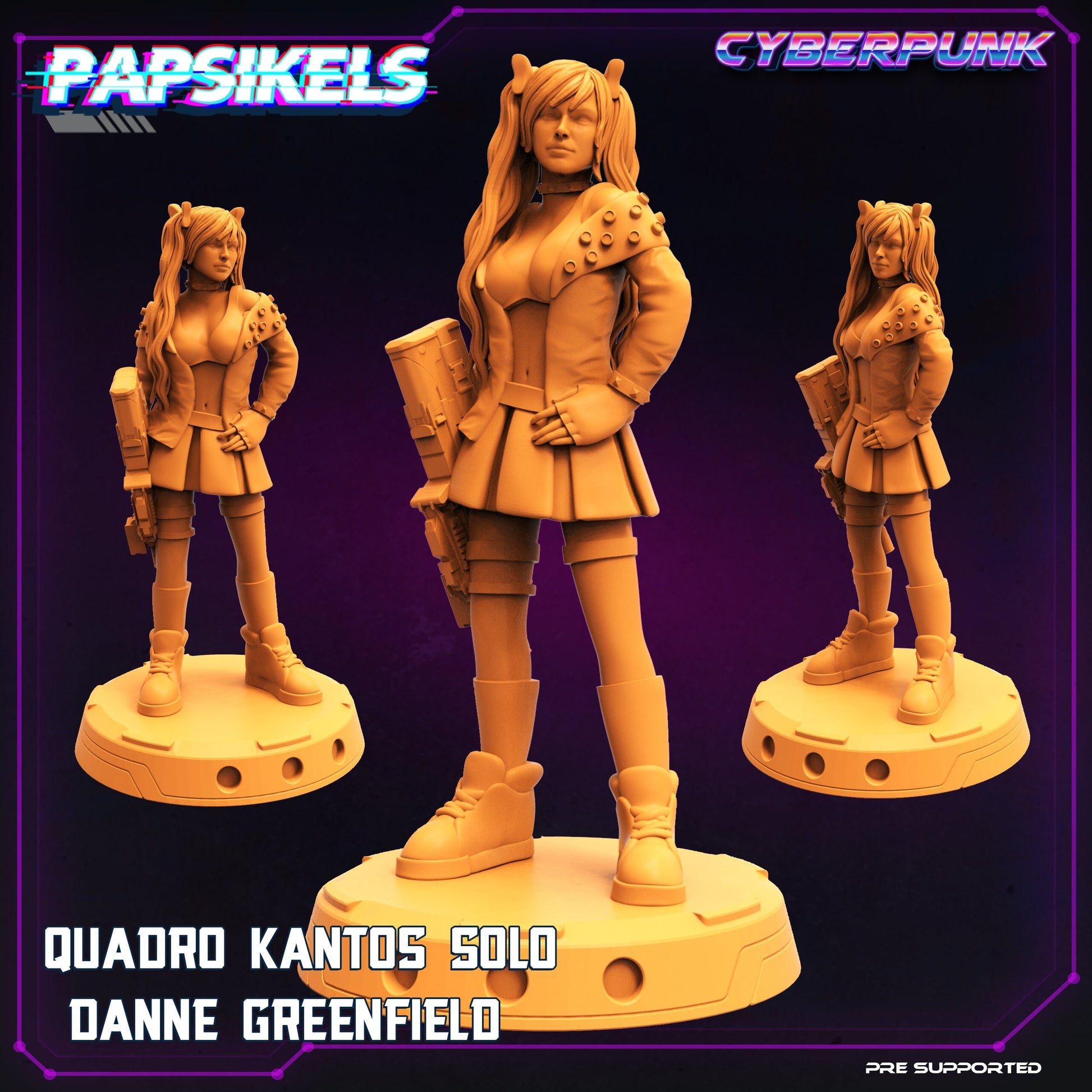 Quadro Kantos Solo - Danne Greenfield (sculpted by Papsikels)