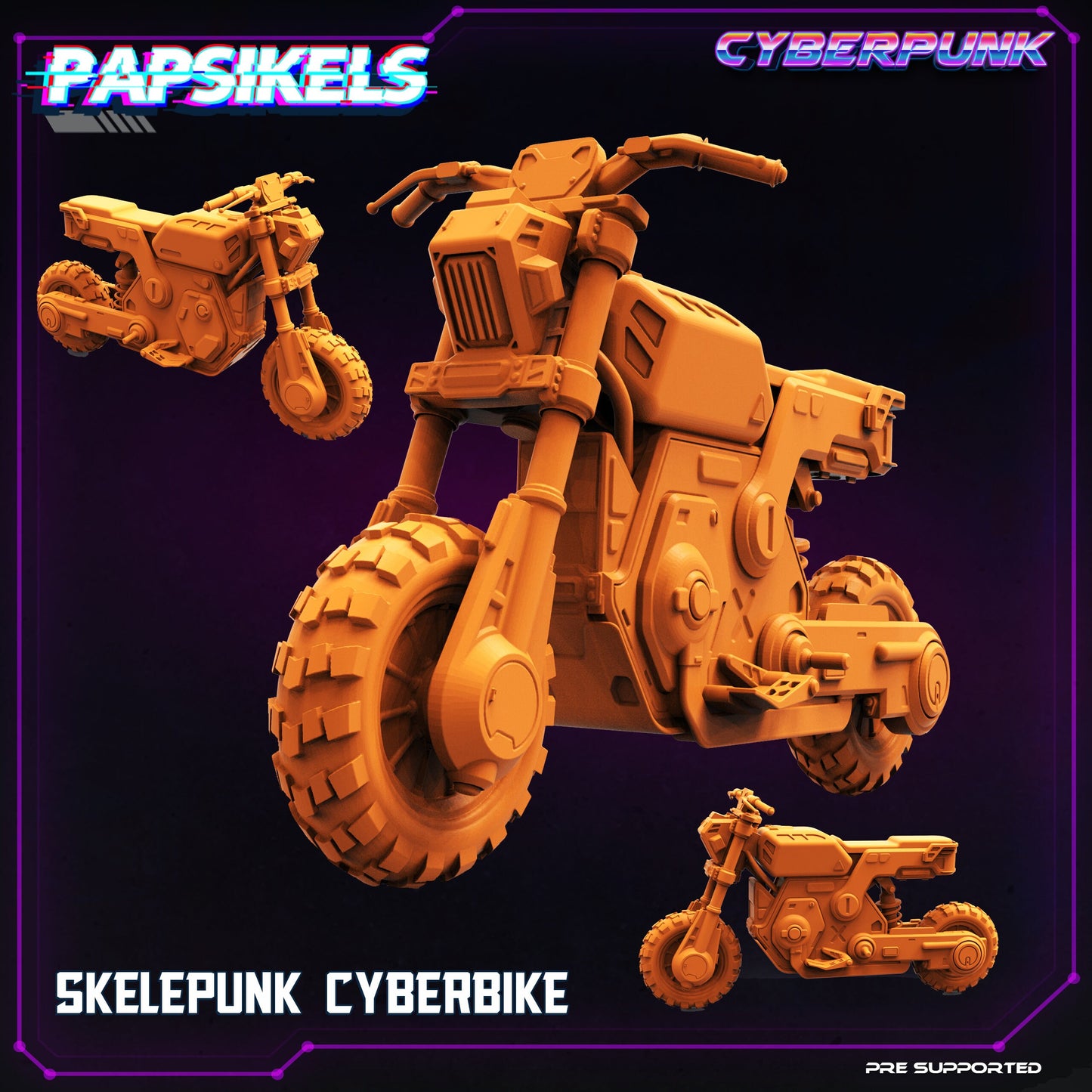 Skelepunk Cyberbike (1) (sculpted by Papsikels)