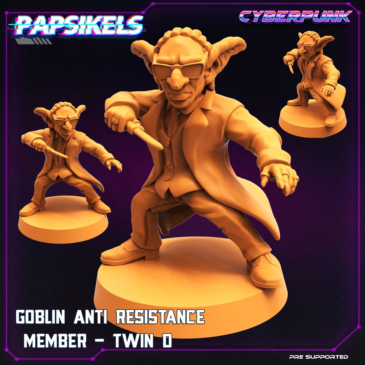 Goblin Anti Resistance Member - Twin D (sculpted by Papsikels)