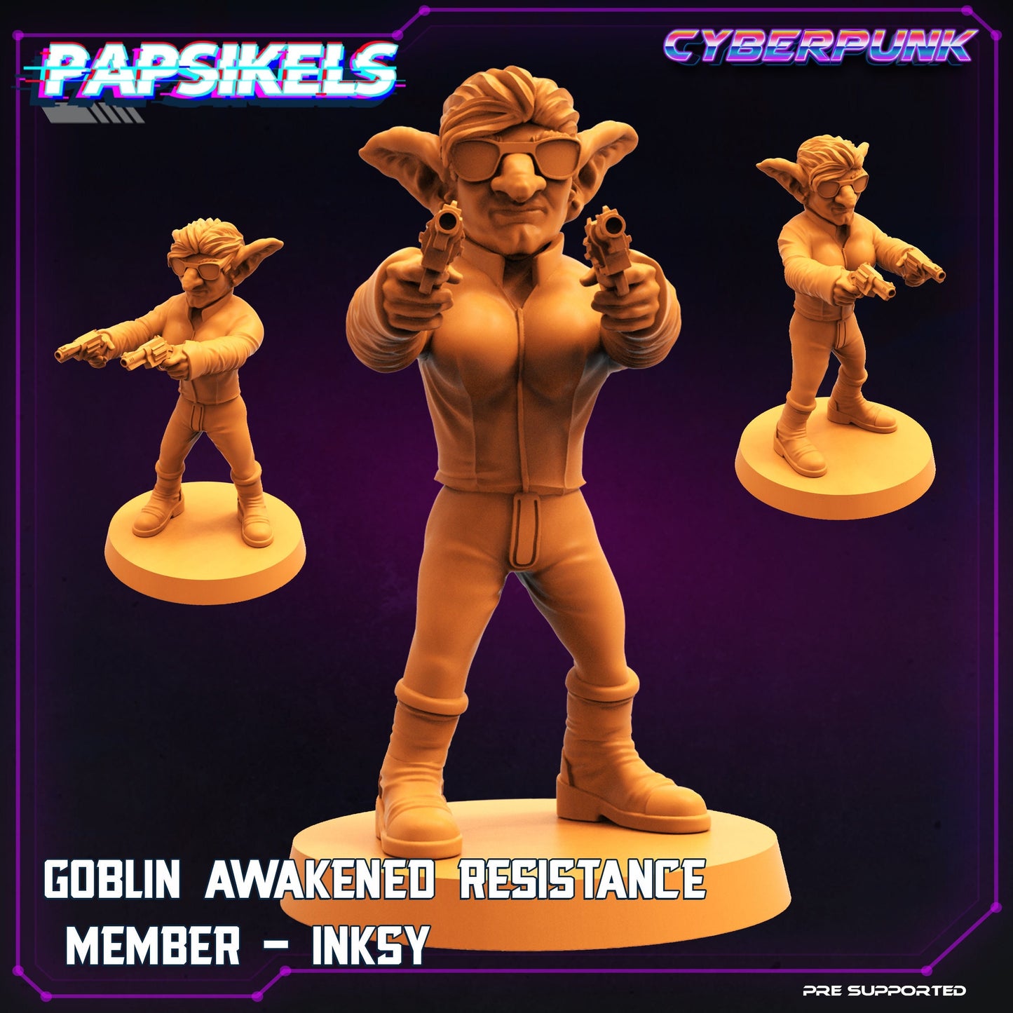 Goblin Awakened Resistance Member - Inksy (sculpted by Papsikels)