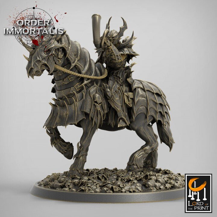 Blood Cavalier with Horn - (Sculpted by Lord of the Print)