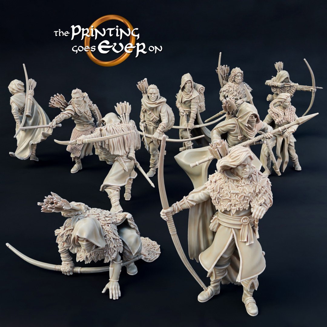 Watcher of Mona’Firth - Warband of 11 (sculpted by Print Goes Ever On)