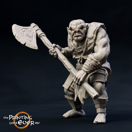 Orc Battlemaster (sculpted by Print Goes Ever On)