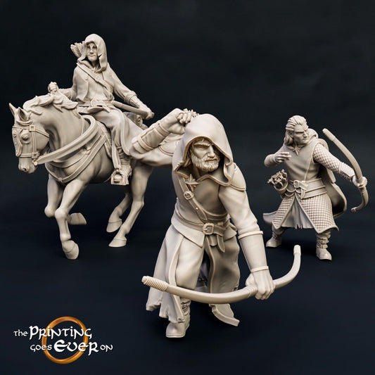 Rangers with Bows - Set of 3 (sculpted by Print Goes Ever On)