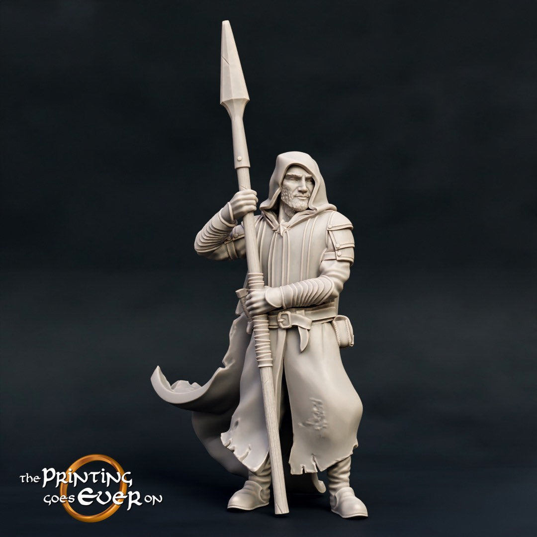 Rangers with Spears - Set of 3 (sculpted by Print Goes Ever On)