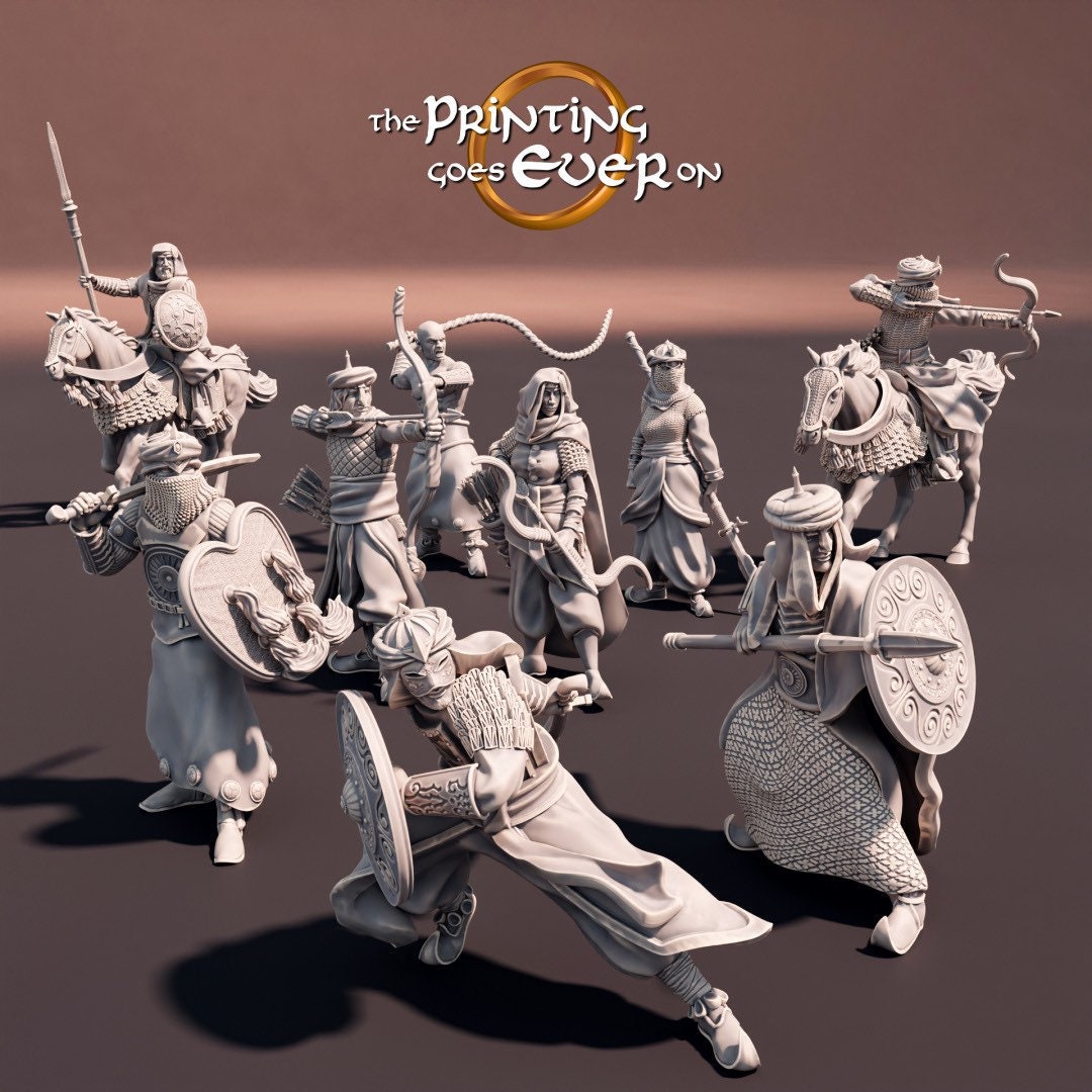 Southerner Warband (sculpted by Print Goes Ever On)