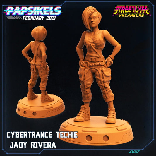 Cybertrance Techie Jady Rivera (sculpted by Papsikels)