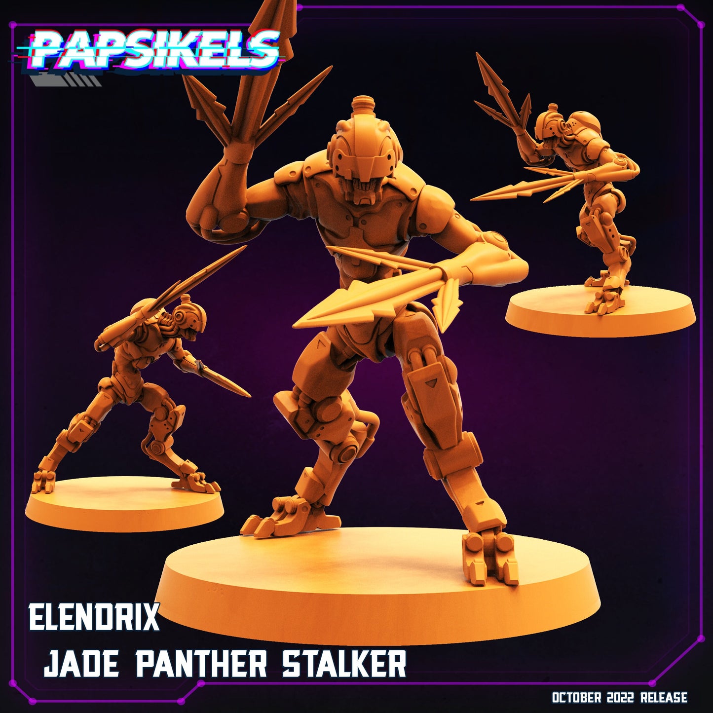 Elendrix - Jade Panther Stalker (sculpted by Papsikels)