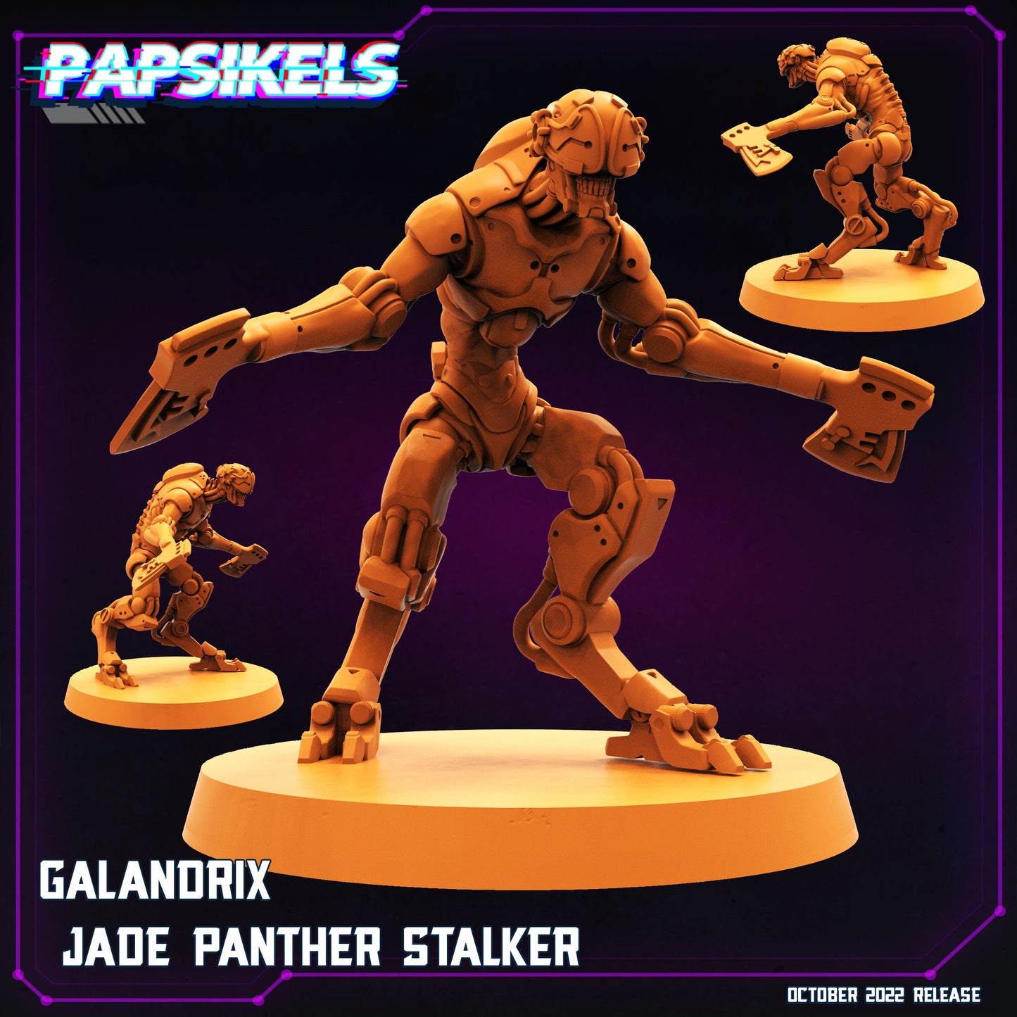 Galandrix - Jade Panther Stalker (sculpted by Papsikels)