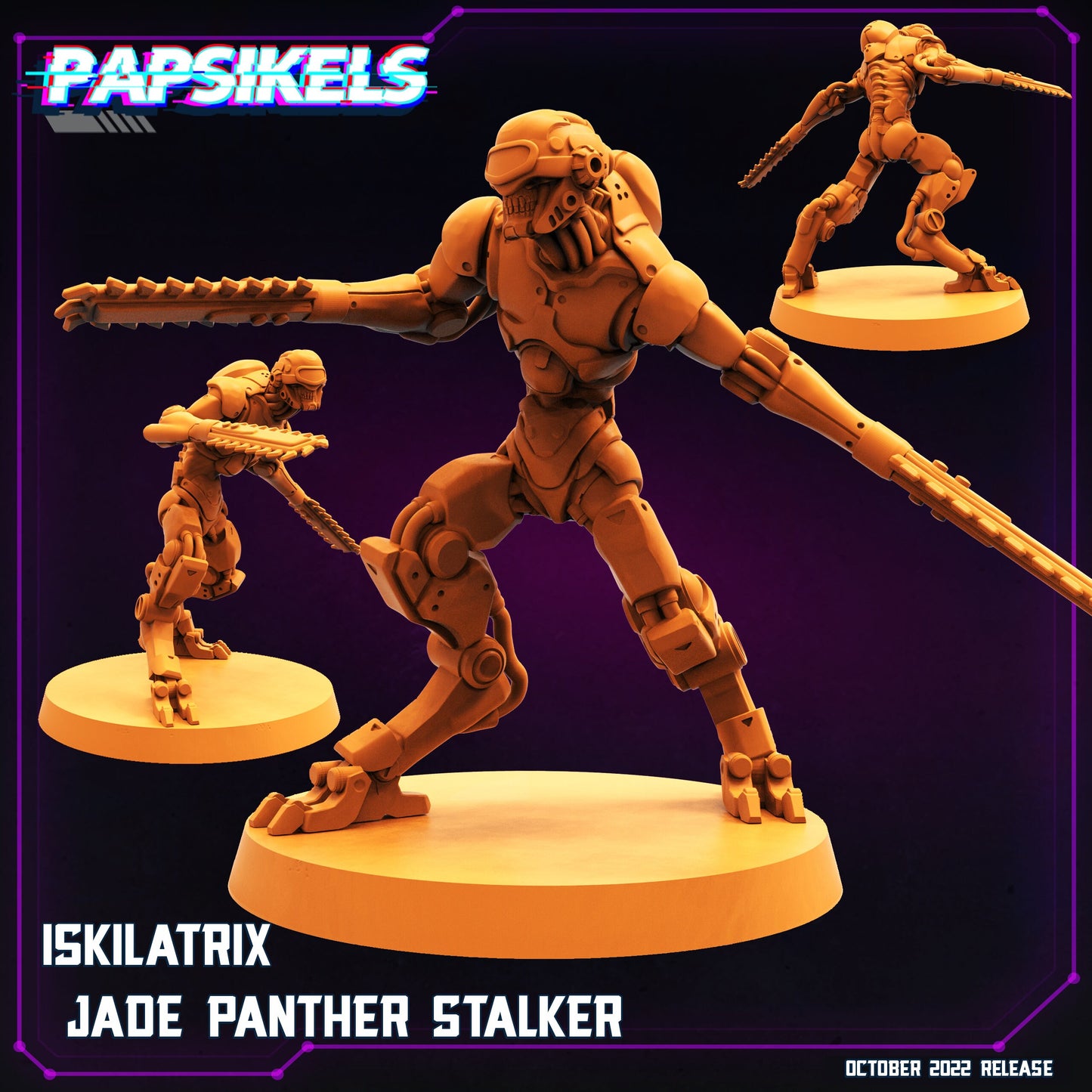 Iskilatrix - Jade Panther Stalker (sculpted by Papsikels)