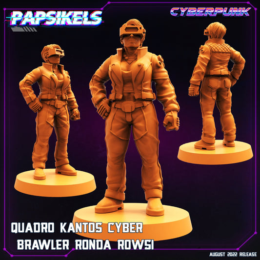 Quadro Kantos Cyber Brawler - Ronda Rowsi (sculpted by Papsikels)