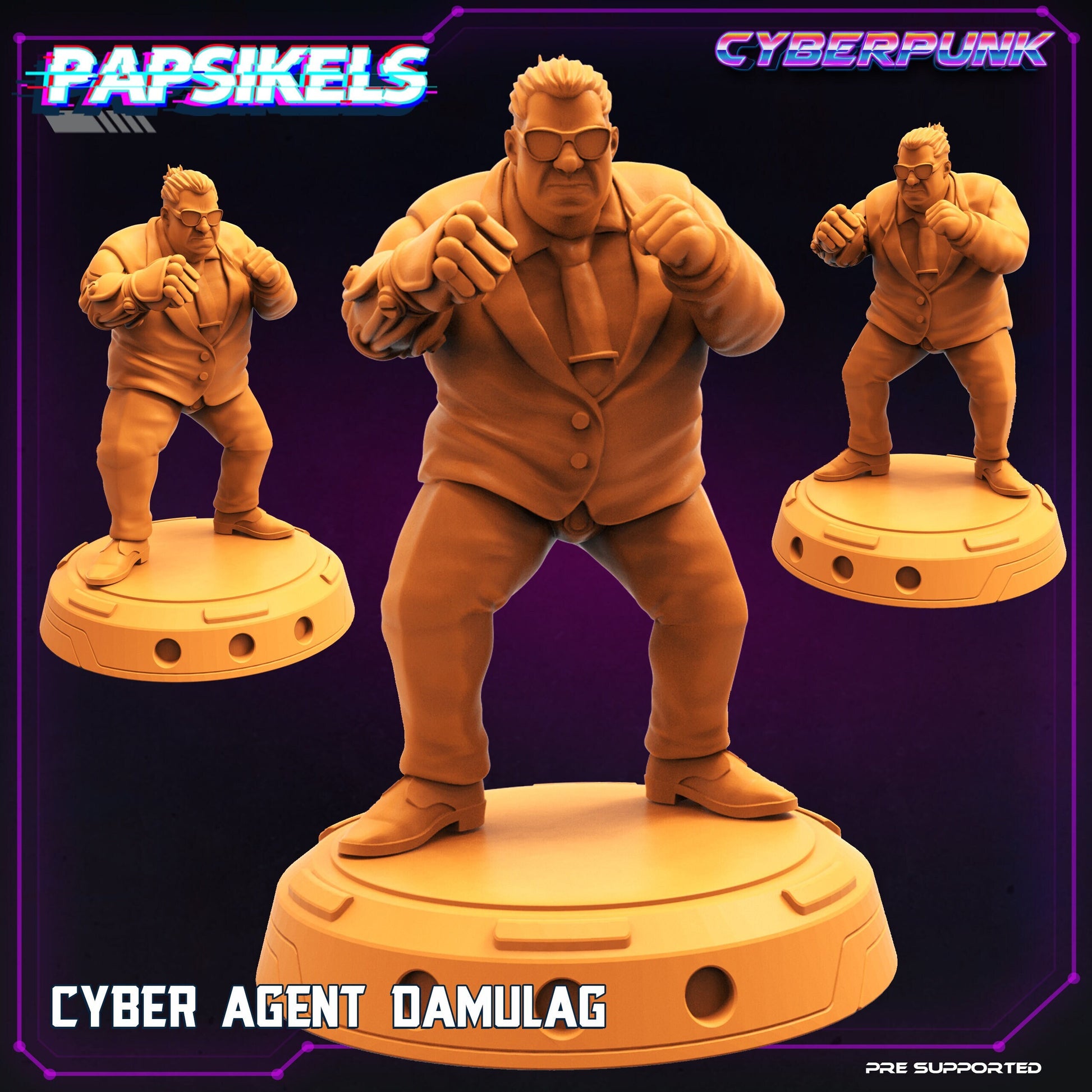 Cyber Agent Damulag (sculpted by Papsikels)