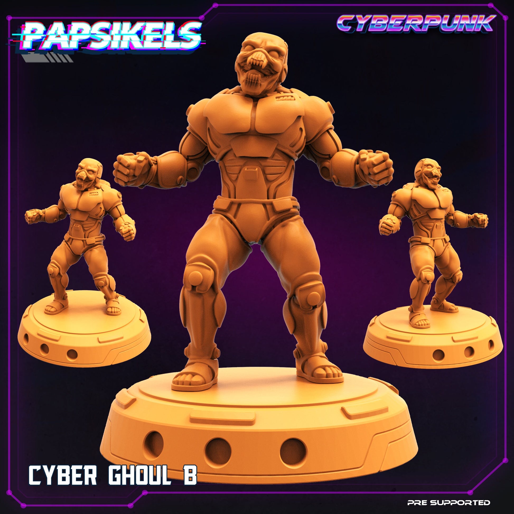 Cyber Ghoul Gang (sculpted by Papsikels)