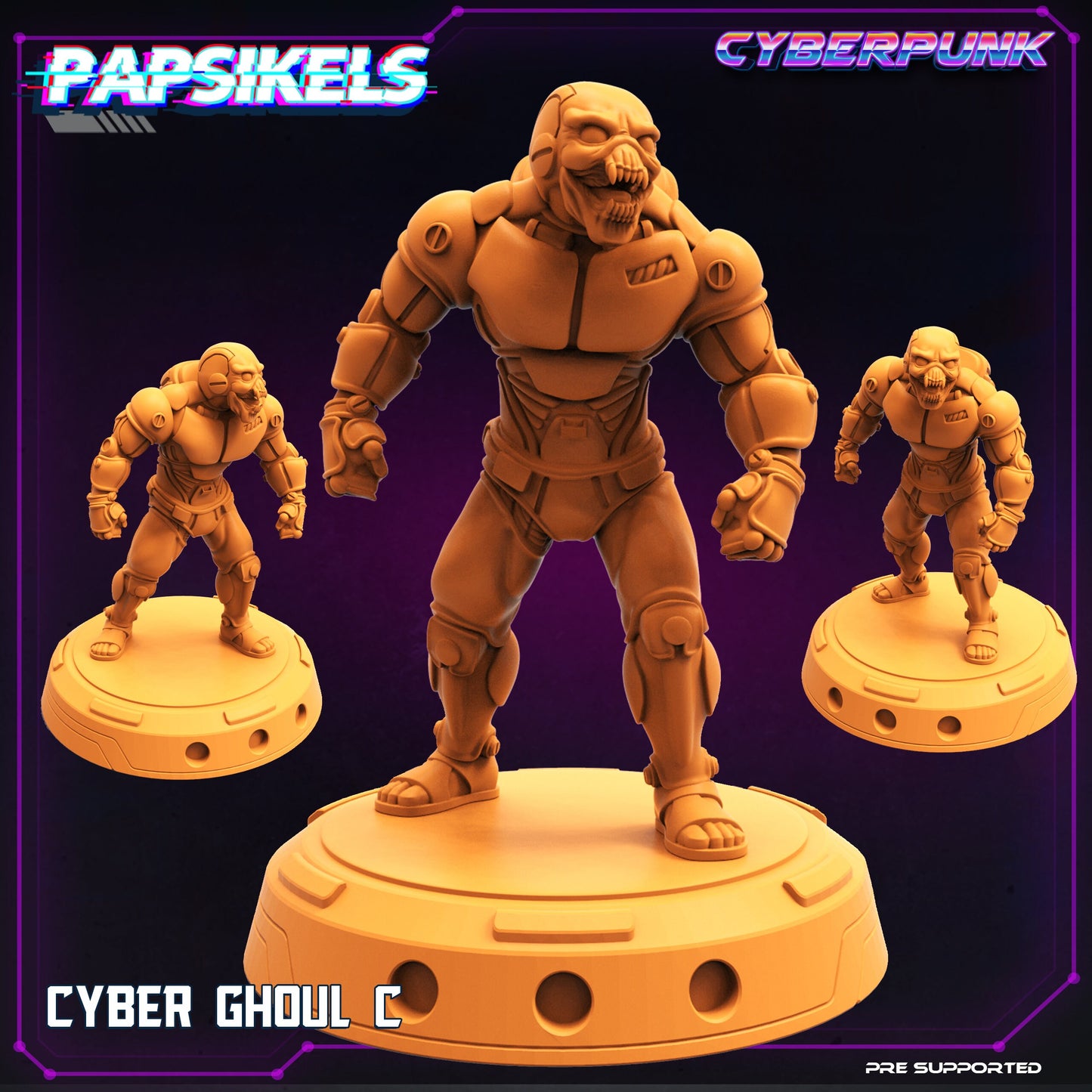 Cyber Ghoul Gang (sculpted by Papsikels)