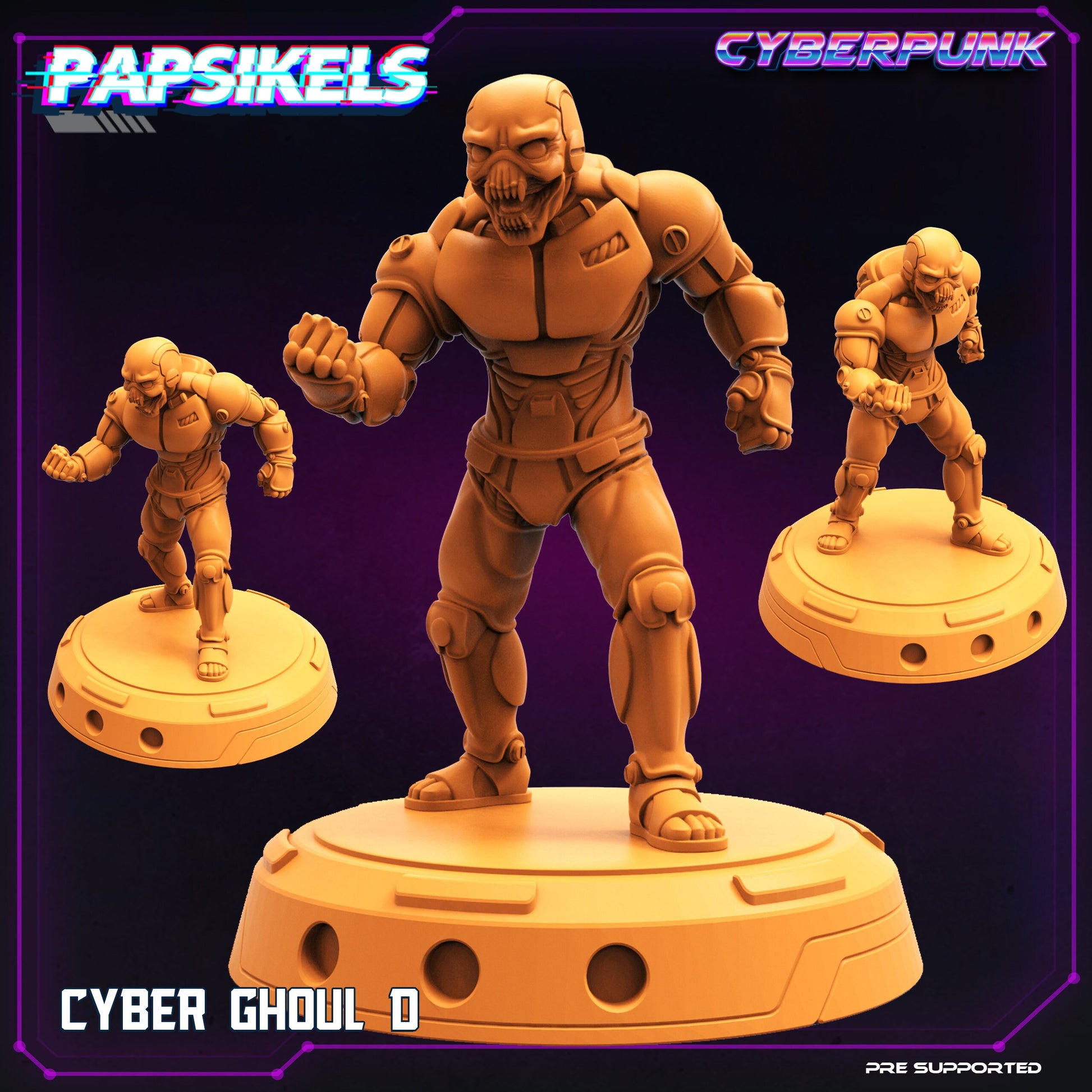 Cyber Ghoul Gang (sculpted by Papsikels)