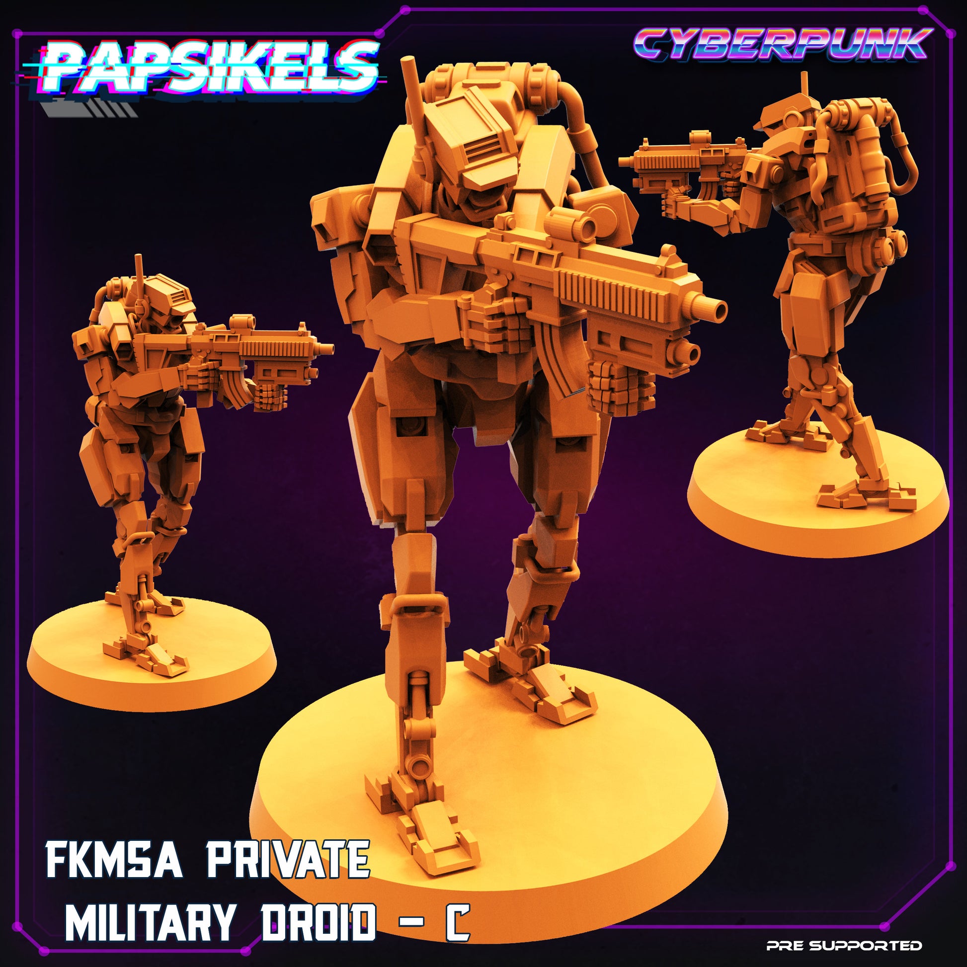 FKMSA Private Military Droid Squad (Sculpted by Papsikels)