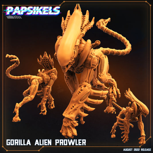 Gorilla Alien Prowler Xenomorph Fan Art (sculpted by Papsikels)