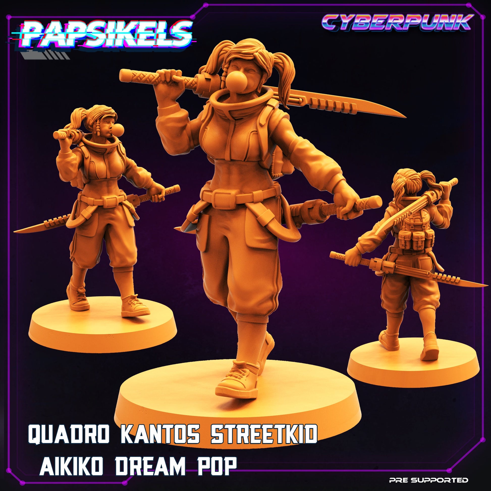 Quadro Kantos Streetkid - Aikiko Dream Pop (sculpted by Papsikels)