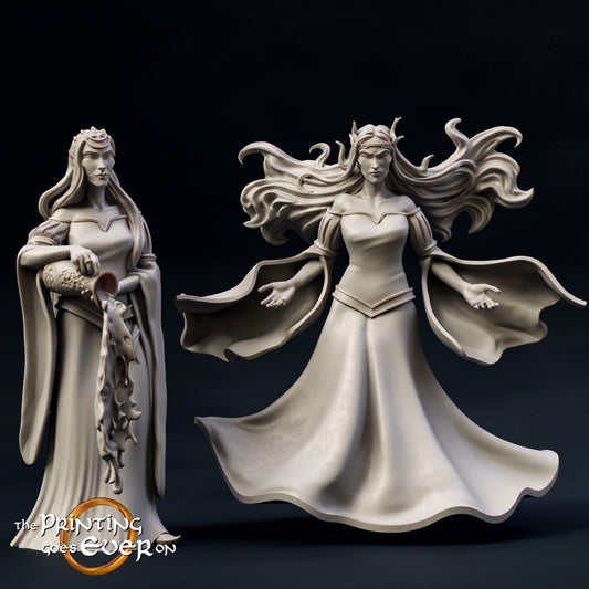 Gladhiel - Queen & Witch form (sculpted by Print Goes Ever On)